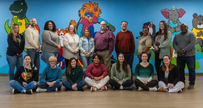 Stepping Stones was able to use funds from Winnebago County's 0.5% mental health sales tax to cover the cost of purchasing and renovating a building to build its new outpatient counseling center. located at 4317 Maray Drive in Rockford. Stepping Stones staff members pose for a photo at the counseling center on Oct. 17, 2024.